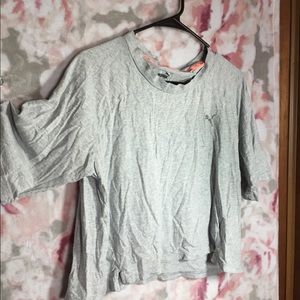 Puma crop top w/ 3/4 sleeves
